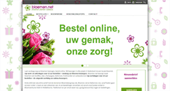Desktop Screenshot of bloemen.net