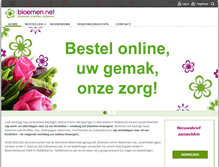 Tablet Screenshot of bloemen.net